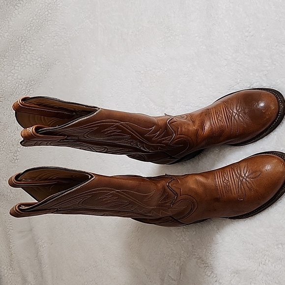 Tony Lama Vintage Western Boots Black Label Womens 6.5 B - Picture 4 of 17